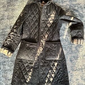 Burberry Black Quilted Puffer Coat